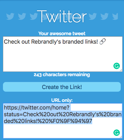 Link Generator and Branded Links Rebrandly